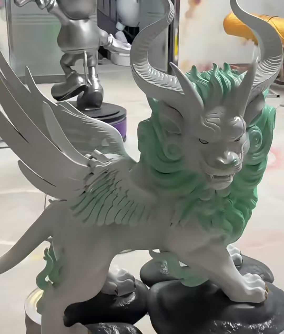 上海3D打印貔貅雕塑：轻量化、低成本、耐候十年，门店引流新利器